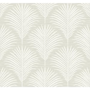Sea Salt Grassland Palm Vinyl Peel and Stick Wallpaper Roll (Covers 40.5 sq. ft.)