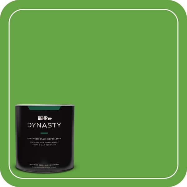 BEHR DYNASTY 1 qt. #430B-6 Caterpillar Semi-Gloss Enamel Interior Stain-Blocking Paint and Primer