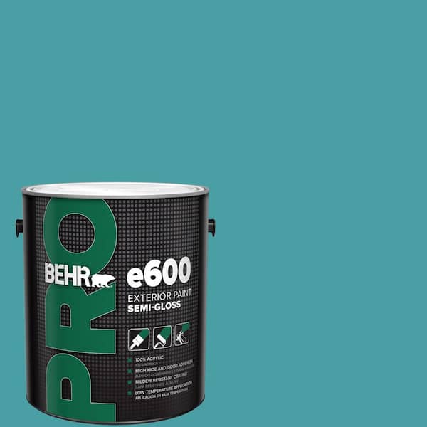 1 gal. #M460-5 Aqua Fresco Semi-Gloss Exterior Paint