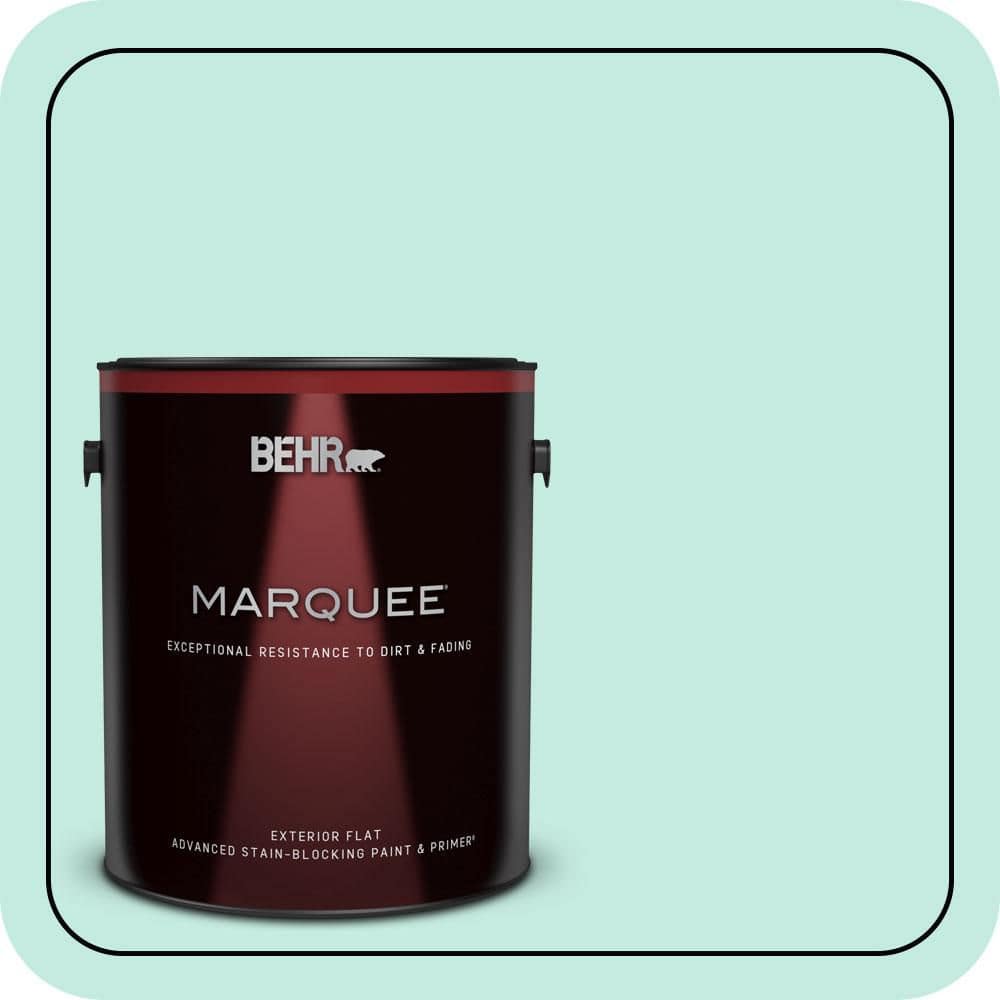 1 gal. #P440-2 Clear Aqua Flat Exterior Paint & Primer price history on PriceWatchPro