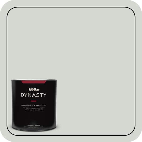 BEHR DYNASTY 1 qt. #N410-2 Brook Green Matte Interior Stain-Blocking Paint & Primer