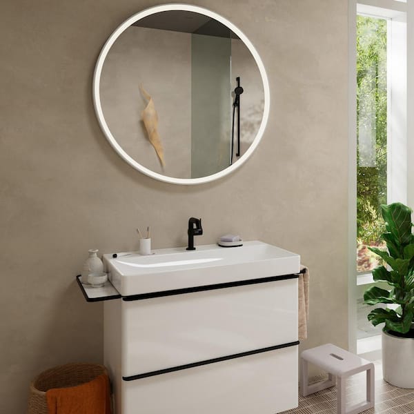 1/2カップブラ hansgrohe Tecturis S Modern 1-Handle 1-Hole 6-inch Tall Bathroom Sink Faucet in Matte Black, 73321671 Hansgrohe Tecturis S Single Handle Single Hole Bathroom Faucet in