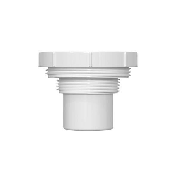 thumbnail image 2 of 3 In. X 4 In. PVC Sewer Popper Cleanout And Relief Valve - Schedule 40, White, Threaded 2 of 4
