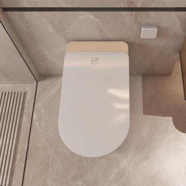 MEDUNJESS L-G Elongated Smart Toilet 1.34 GPF with Heated Seat, Auto Flush, and Deodorization