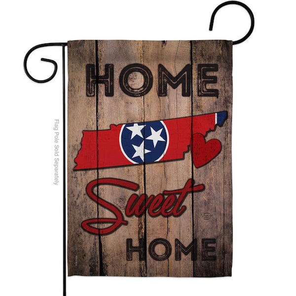 Ornament Collection State Tennessee Sweet Home Garden Flag Double-Sided Regional Decorative Vertical Flags 13 X 18.5