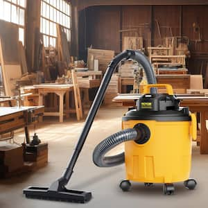 Shop Vacuum Wet And Dry, 5 Gal. 6 Peak HP Wet/Dry Vac, Powerful Suction with Blower Function with Attachments 2-in-1