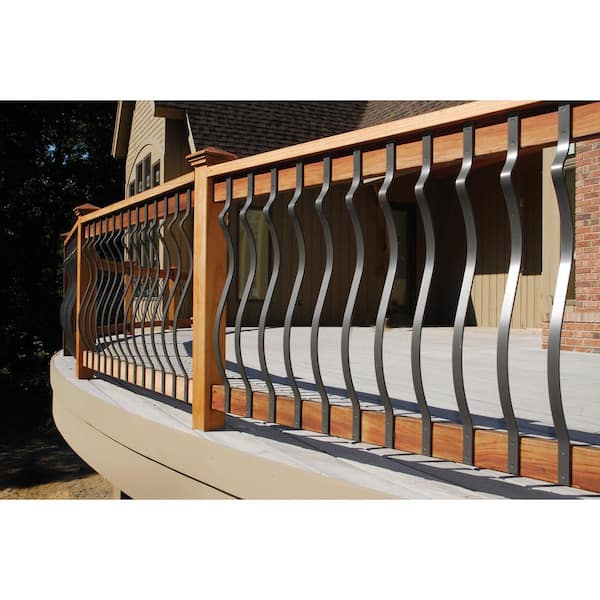 ProWood 32-1/4 in. x 1 in. Bronze Aluminum Contour Baluster (14-Pack)