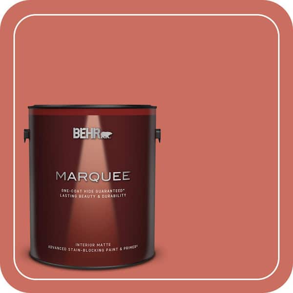 BEHR MARQUEE 1 gal. #M170-6 Dash of Curry Matte Interior Paint & Primer