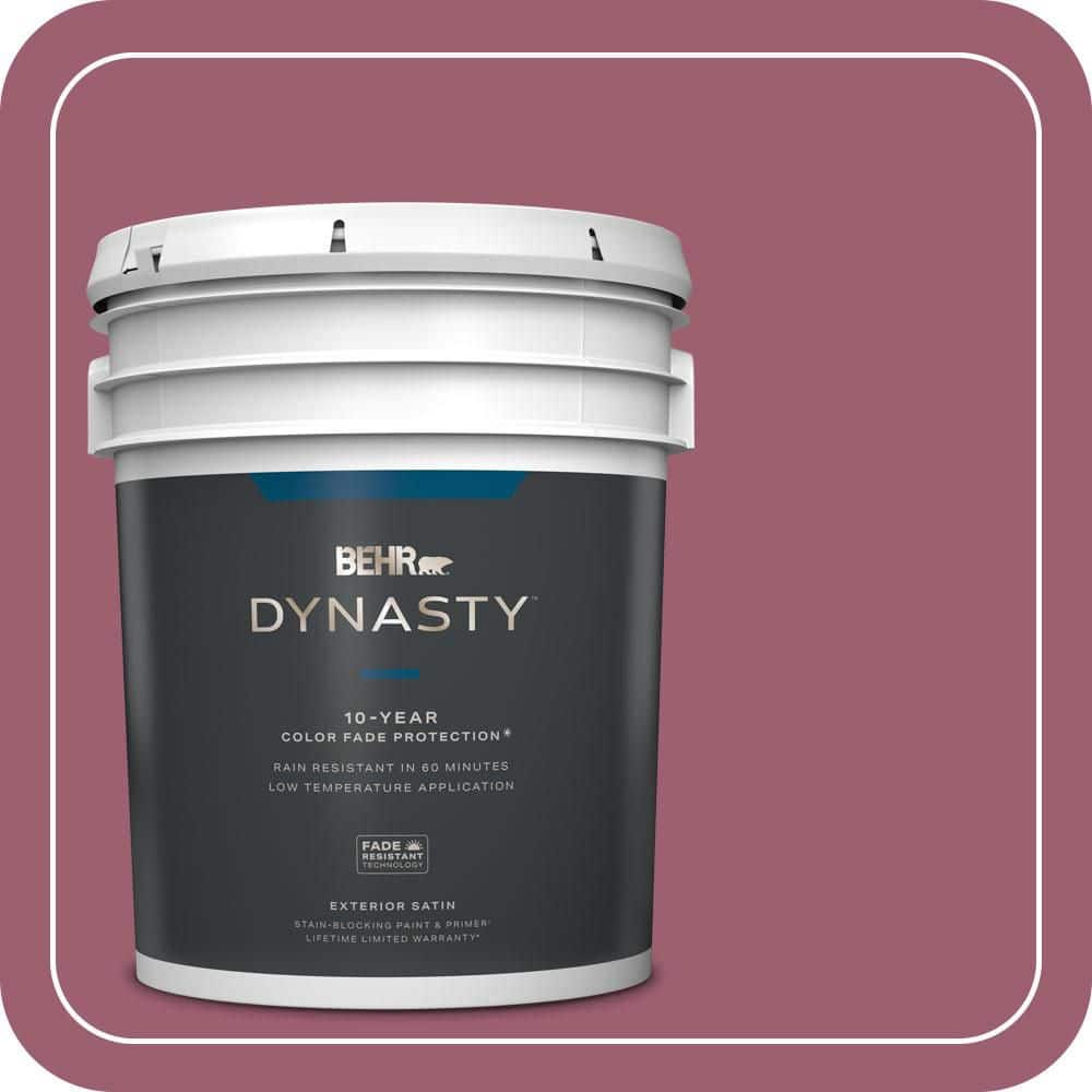 5 gal. #M130-6 Tropical Hibiscus Satin Enamel Exterior Stain-Blocking Paint & Primer price history on PriceWatchPro