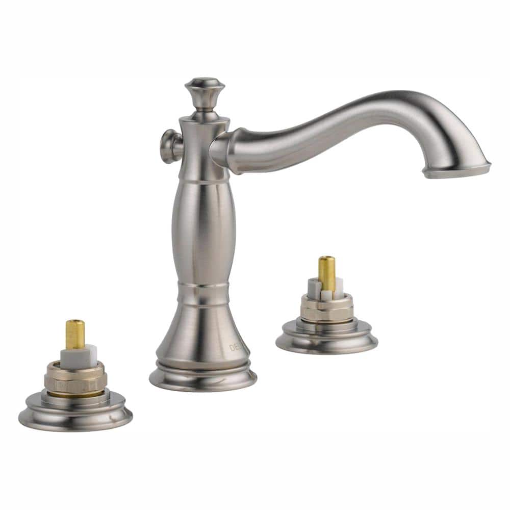 Elegant Cassidy Stainless Steel Widespread Bathroom Faucet