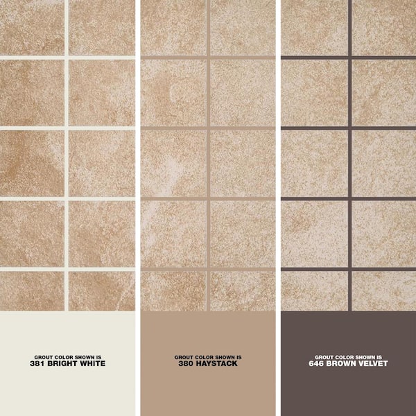Portland Stone Beige 12 in. x 12 in. x 6.35 mm Ceramic Mosaic Floor and Wall Tile (1 sq. ft. / piece)
