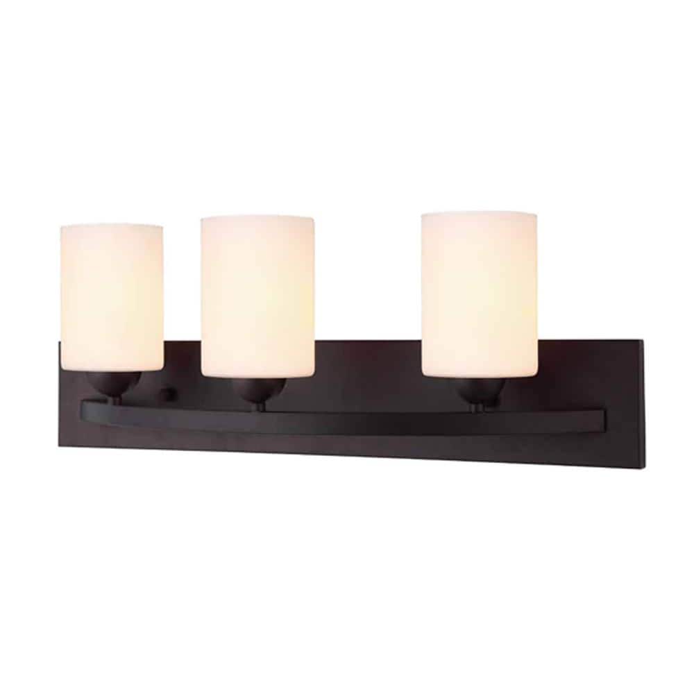 Hampton 3-Light Oil Rubbed Bronze Bath Light price history on PriceWatchPro