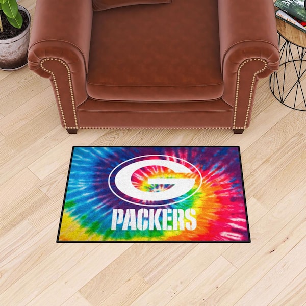 Fanmats Green Bay Packers Starter Mat - Tie Dye