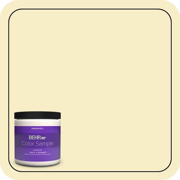 BEHR PREMIUM PLUS 8 oz. #390C-2 Garlic Clove Eggshell Enamel Interior ...