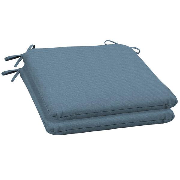 Arden Malta Peacock Wrought Outdoor Iron Seat Pad 2 Pack-DISCONTINUED