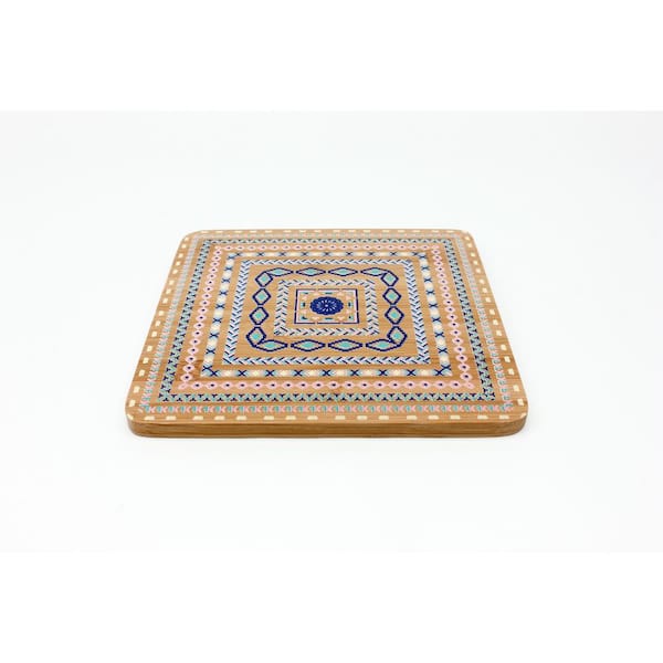 BergHOFF Bamboo Multi-Colored Trivets (Set of 4)