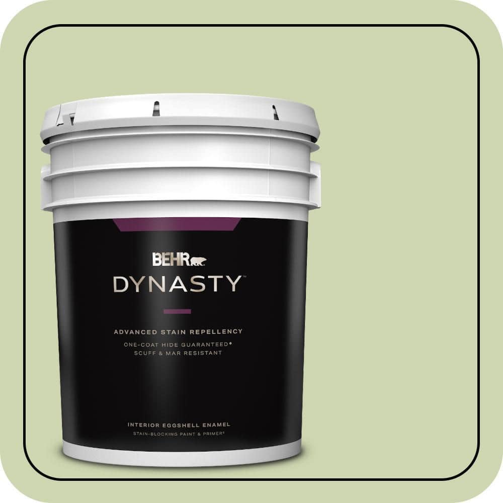 5 gal. #M360-3 Avocado Whip Eggshell Enamel Interior Stain-Blocking Paint & Primer price history on PriceWatchPro