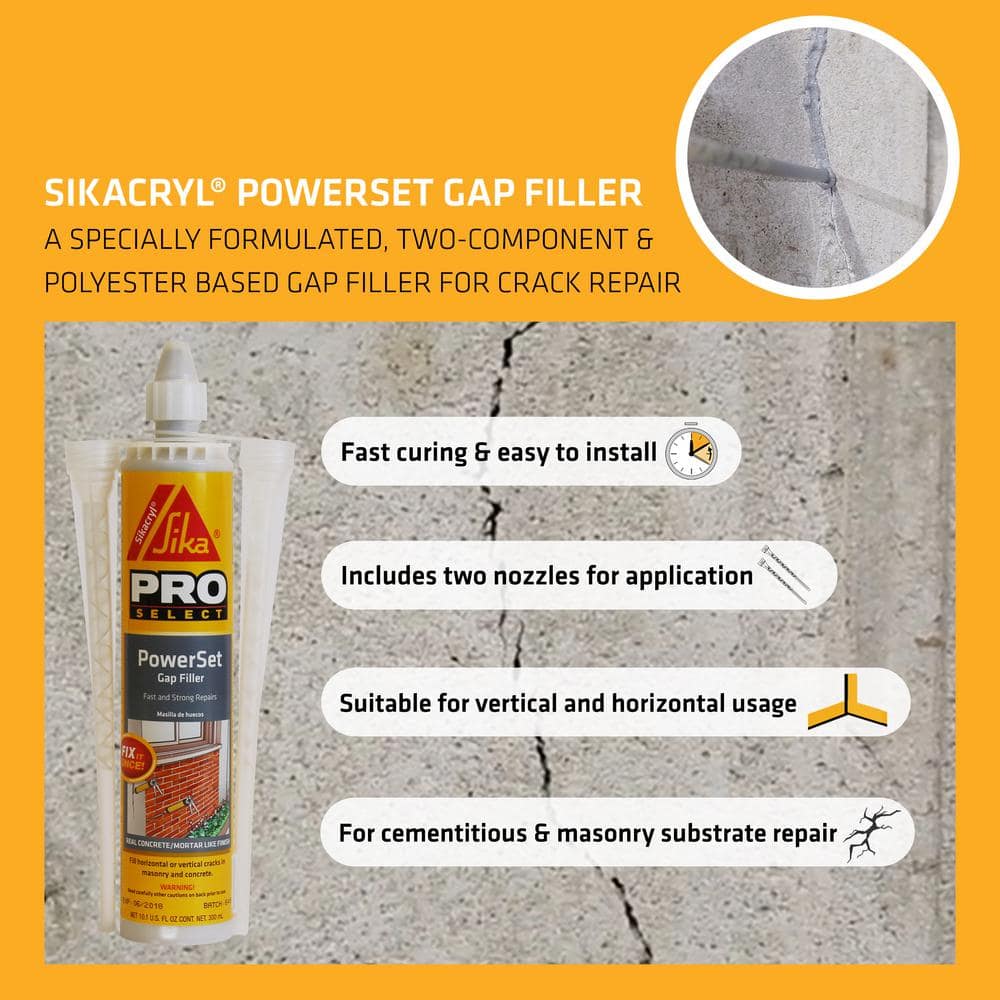 10.1 fl. oz. PowerSet Concrete Gap Filler Repointing Ubuy Qatar