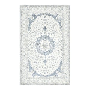 Leena Contemporary Ivory 3 ft. x 5 ft. Area Rug