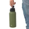 JoyJolt 32 oz. Blue Vacuum Insulated Stainless Steel Water Bottle with Flip  Lid & Sport Straw Lid JVI10204 - The Home Depot