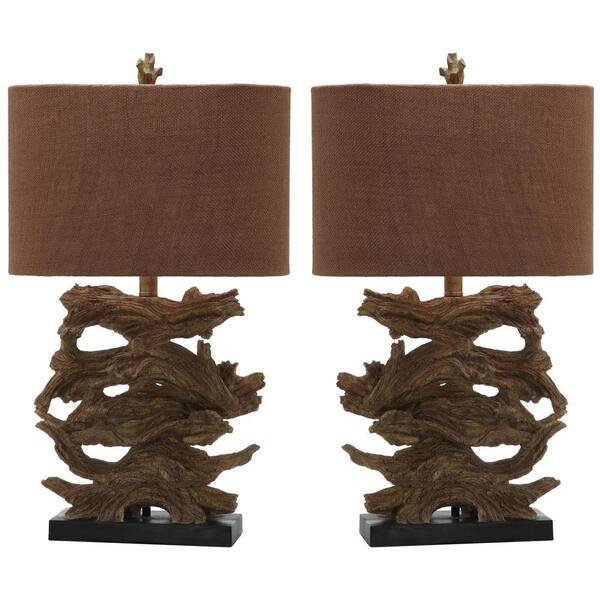 Brown Branch Table Lamp, Brown Table Lamps Set Of 2