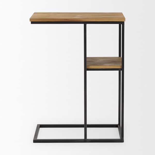 Ronin 18.50 in. Brown Rectangle Wood Table