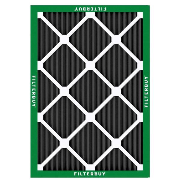 Filterbuy Allergen Odor Eliminator AC Furnace Air Filter – 18x20x1, MERV 8, Pleated Electrostatic, 3-Month Life, Made In USA