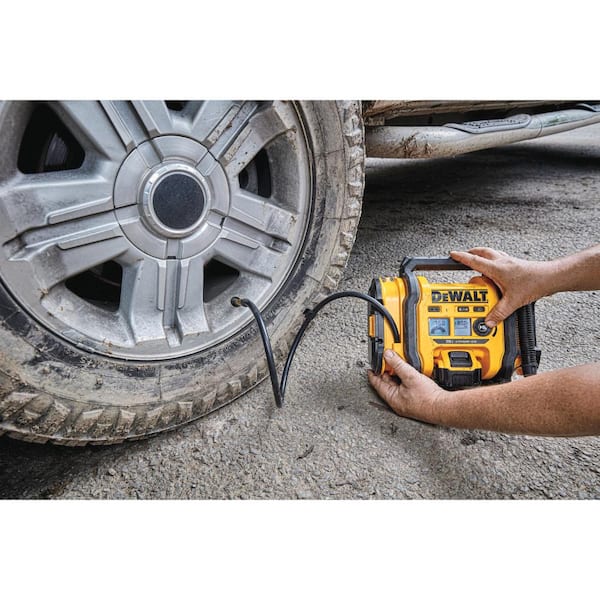 Stalwart 20-Volt Cordless Tire Inflator HW5500014 - The Home Depot