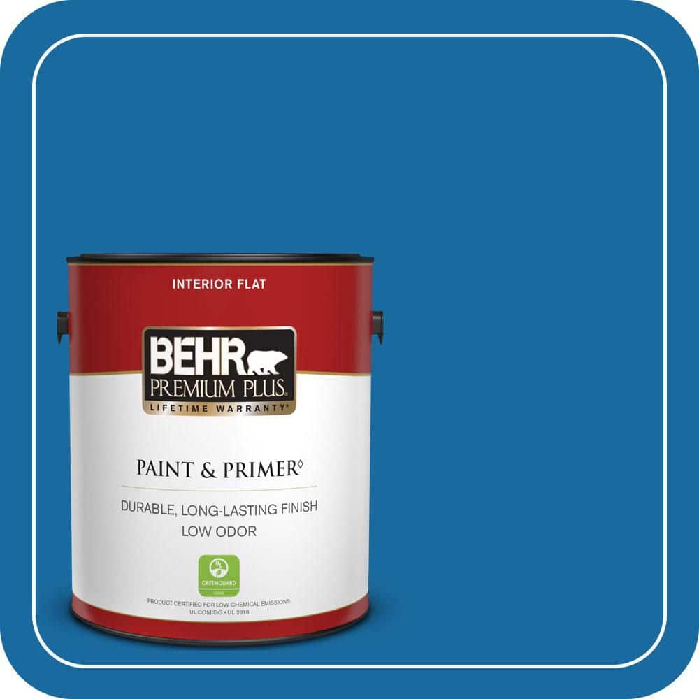 1 gal. #S-G-560 Jazz Blue Flat Low Odor Interior Paint & Primer price history on PriceWatchPro