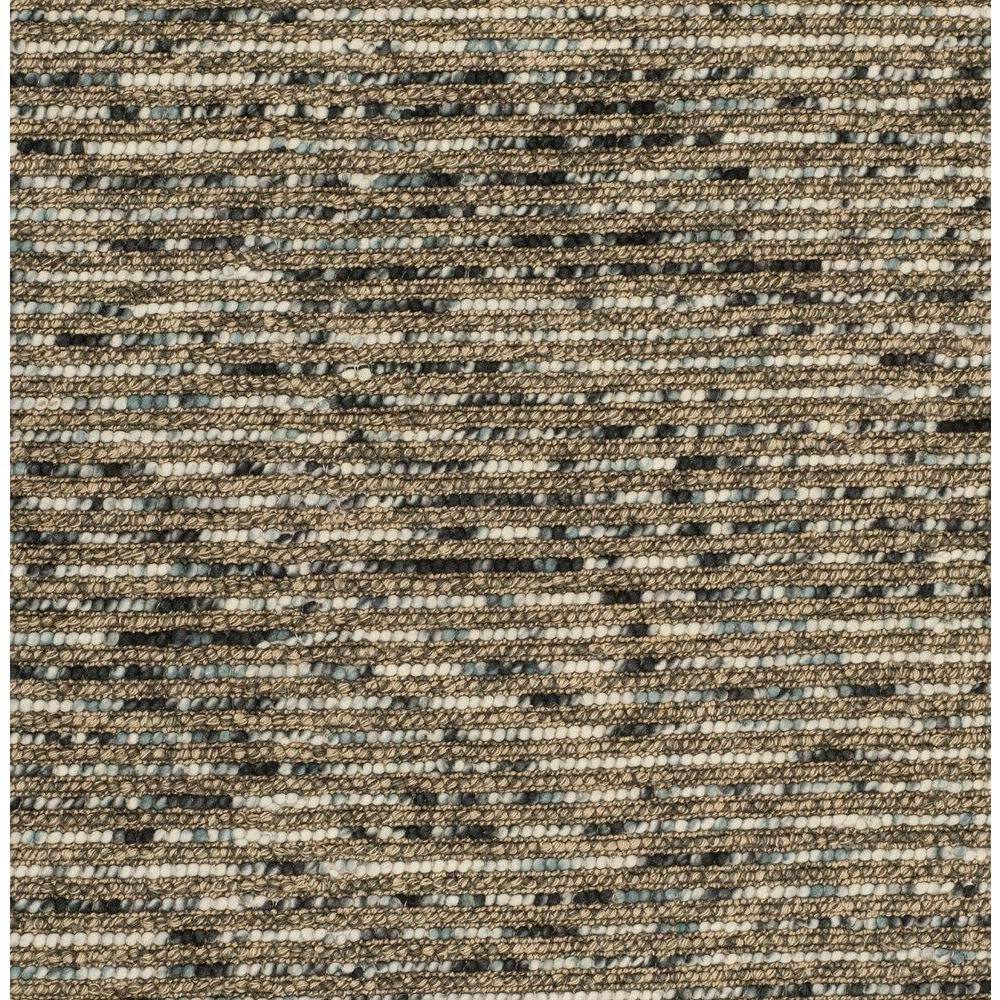 Hand-Knotted Blue and Multicolor Wool Area Rug