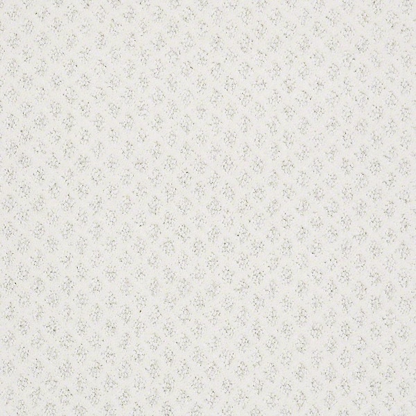 Lifeproof Crown - Snowflake - Beige 42.1 oz. Nylon Pattern Installed Carpet