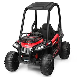 12-Volt Kids Ride-On Off-Road UTV Truck RC Electric Car with MP3 and Light in Red