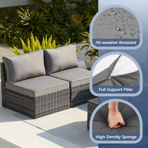 ヴィッテセンス#アスメラ７個セット Member's Mark Athena 7-Piece Sectional with Firepit - Samsclub.com