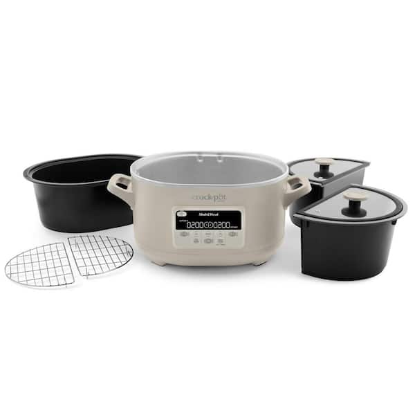 8 qt. Oat Milk Slow Cooker with Multicooker and 8 qt. Cooking Pot