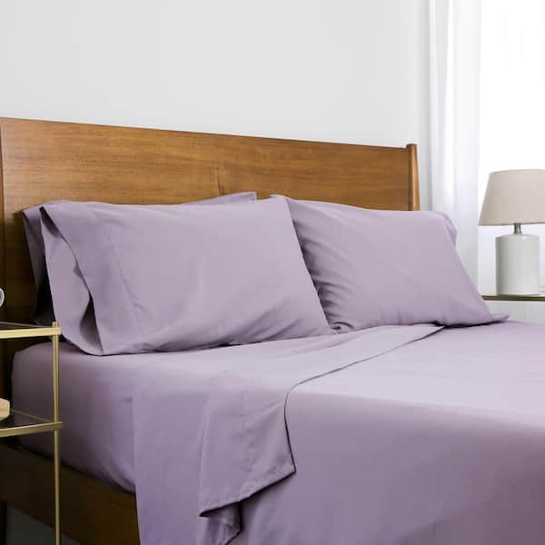 SOUTHSHORE FINE LINENS Deep Pocket 6-piece Lilac California King Microfiber Sheet Set