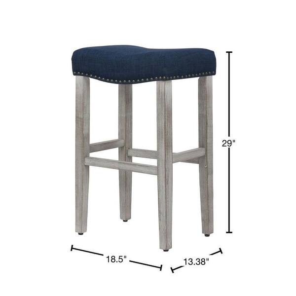 blue gray bar stools