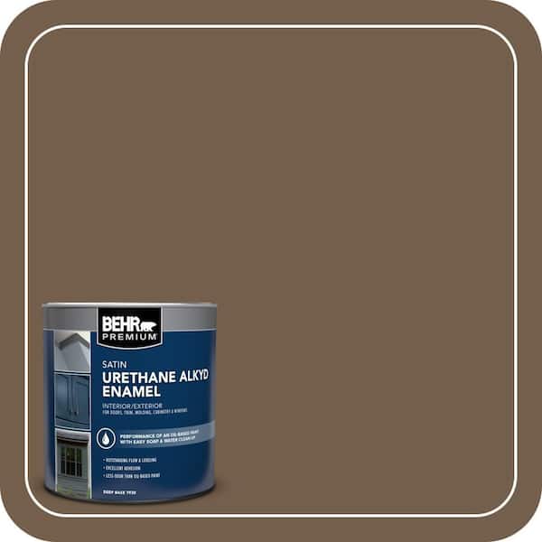 ブラウン　BRN BEHR PREMIUM 1 qt. #MS-46 Chestnut Brown Satin Enamel Urethane