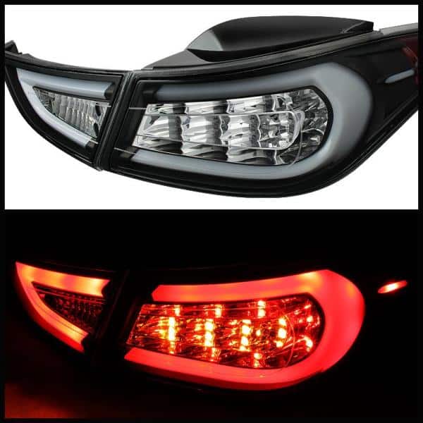 Spyder Auto Hyundai Elantra 11-13 Light Bar LED Tail Lights Black 5072788  The Home Depot
