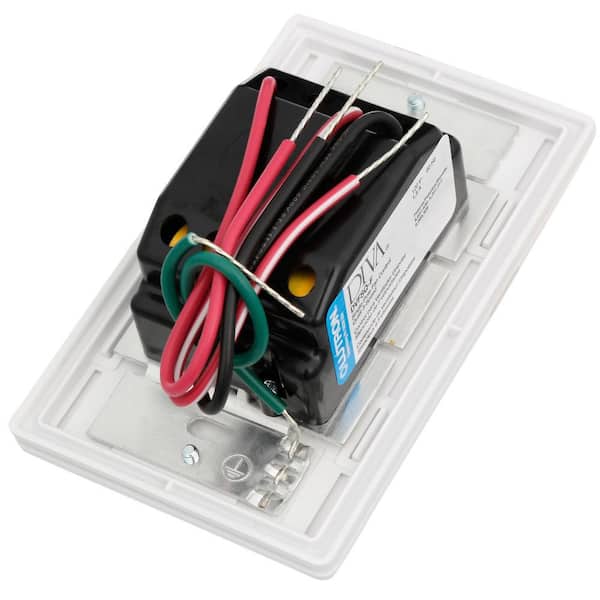 Lutron Diva 1.5 Amp Single-Pole/3-Way 3-Speed Fan Control, White Lutron Diva 1.5 Amp Single-Pole/3-Way 3-Speed Fan Control, White