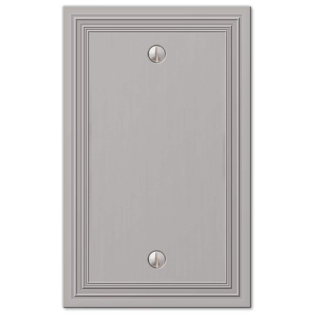 Hallcrest 1 Gang Blank Metal Wall Plate - Satin Nickel price history on PriceWatchPro