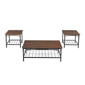 TD Garden Outdoor 3 in 1 Metal Coffee Table Set with Extension