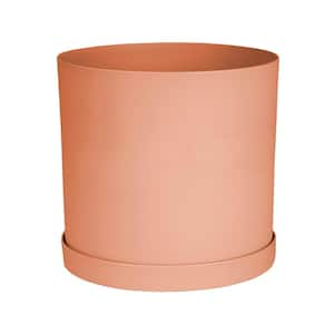 12 in. Mathers Resin Muted Terra Cotta Planter