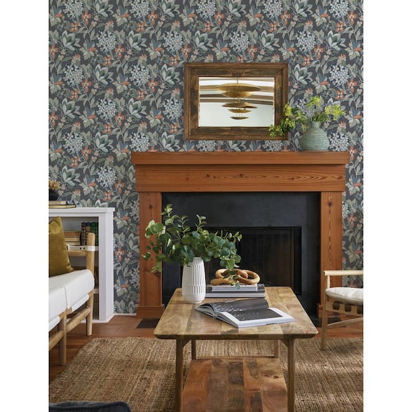 Valdivian Moss Floral Wallpaper