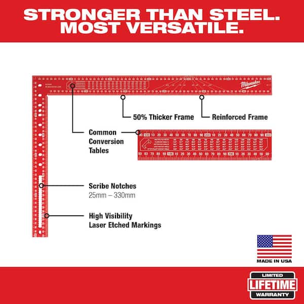400 mm x 600 mm Aluminum Framing Square