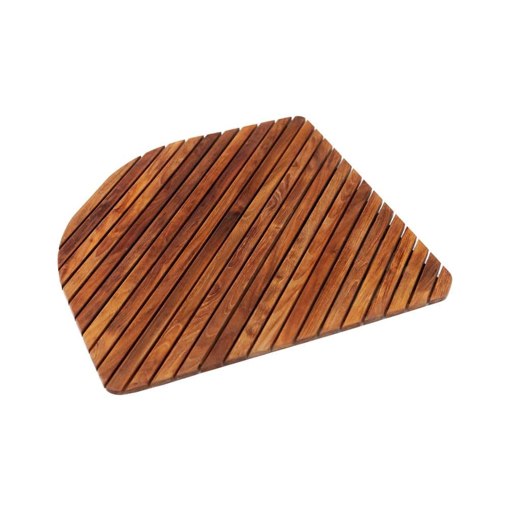 Nordic Teak 30" x 30" Oiled Wooden Bath Mat