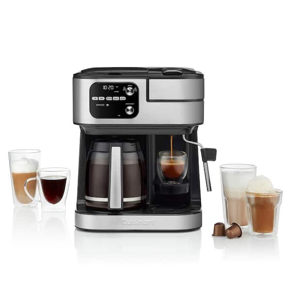 Cuisinart 12-Cup Coffee Center Stainless Steel Coffee Maker and  Single-Serve Brewer SS-15P1 - The Home Depot