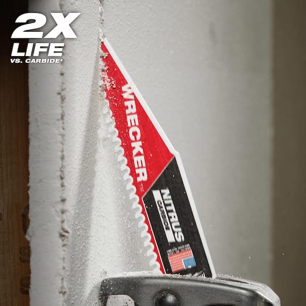 Milwaukee 12 in. 6 TPI WRECKER Nitrus Carbide Teeth Multi-Material
