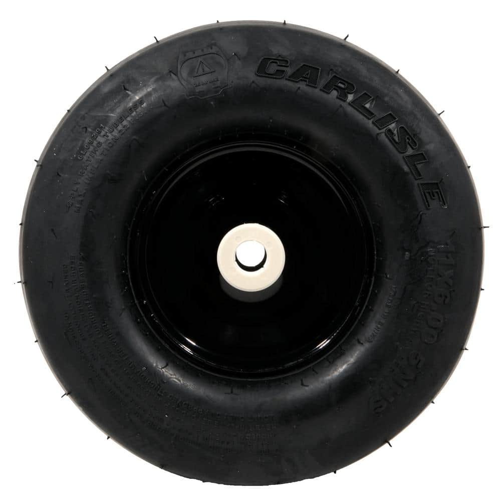 Cub Cadet Original Equipment 11 in. RZT Front Wheel Assembly with Smooth  Tread and Black Rim OEM# 634-05664A 634-05664A - The Home Depot