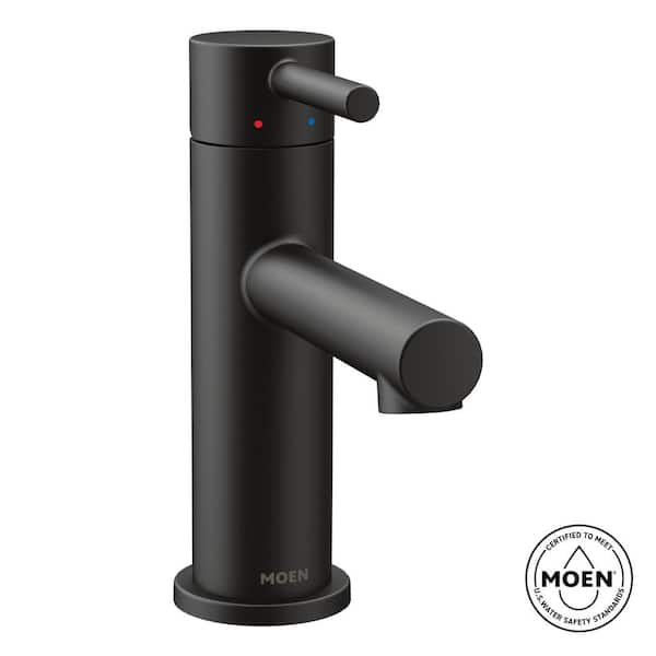 Align Single Hole Single-Handle Bathroom Faucet in Matte Black
