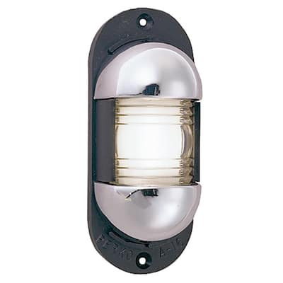 Vertical-Mount Stern Light with Black Polymer Base - 3-3/4 in. Length x 1-1/2 in. Width x 1-3/8 in. Projection